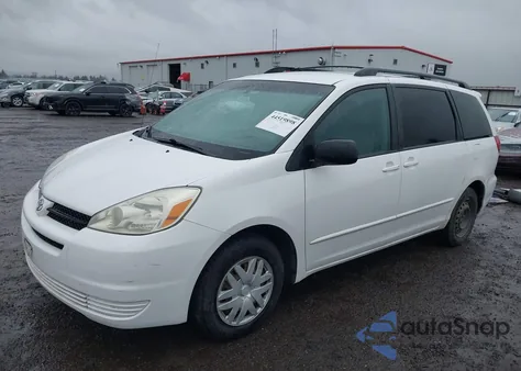 2004 Toyota Sienna Le z USA, uszkodzony, nr VIN 5TDZA23C94S104155